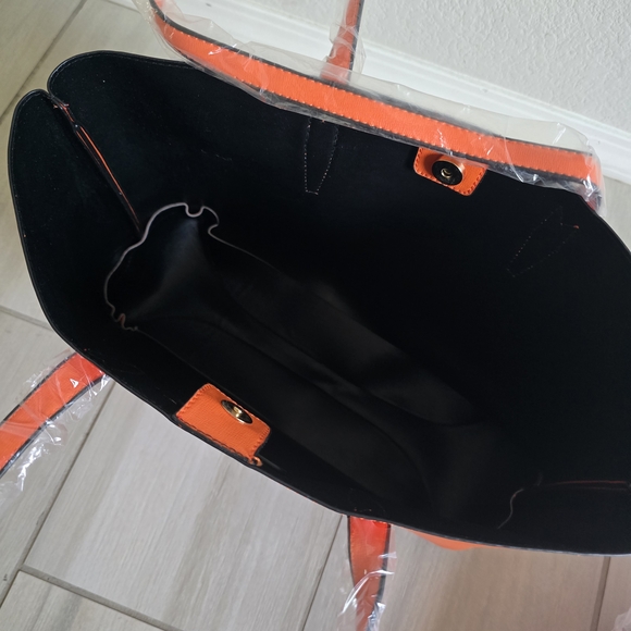 Kate Spade Orange Tote Bag - Picture 4 of 6